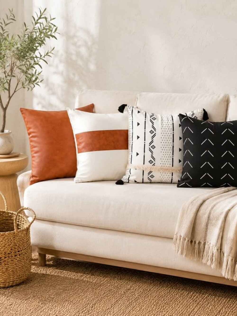 ✨ BRAND-NEW BOHO PILLOW COVER SET —4 cushion covers — ✨
